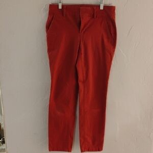 LOFT Red Chinos Versatile Pants